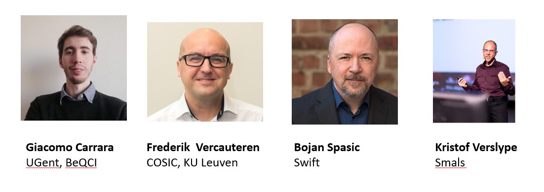 Speakers webinar Giacomo Carrara Frederik Vercauteren Bojan Spasic Kristof Verslype 